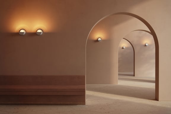 Wall lighting in inspirational setting