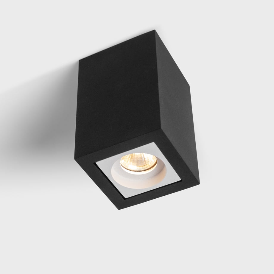 Surface-mounted square lighting