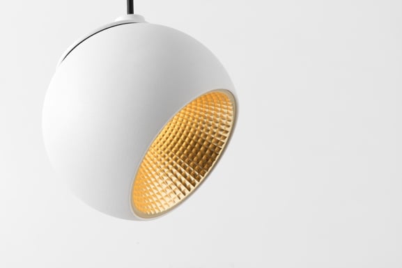 White round Marbul Suspended lighting