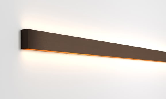 Bronze wall linear lighting