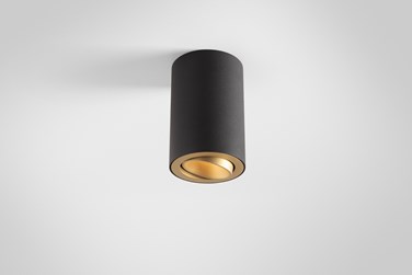 Modern surface black tube light